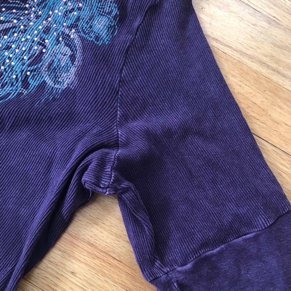 Purple Short Sleeve embellished with Blinky Purples - Picture 2 of 6